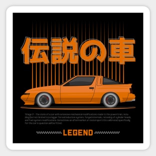 Tuner Orange Starion JDM Sticker